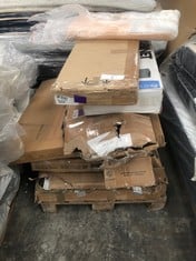 PALLET OF FURNITURE ASSORTMENT INCLUDING MODULAR CABINET SYSTEM. (MAY BE BROKEN OR INCOMPLETE).