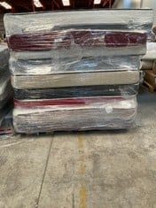 9 X VARIETY OF MATTRESSES OF DIFFERENT SIZES AND MODELS INCLUDING BIO MEMORY KUO DREAM MATTRESS MEASURING 90 X 200 (MAY BE BROKEN OR DIRTY).