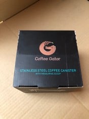 QUANTITY OF ASSORTED ITEMS TO INCLUDE STAINLESS STEEL COFFEE CANISTER WITH MEASRING SCOOP RRP £212: LOCATION - RACK B