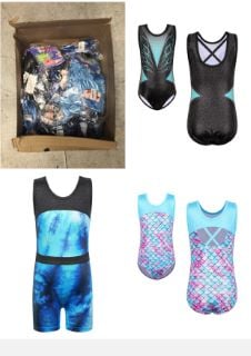 QUANTITY OF ITEMS TO INCLUDE GIRLS GYMNAST BALLET COSTUME RRP £362: LOCATION - RACK A