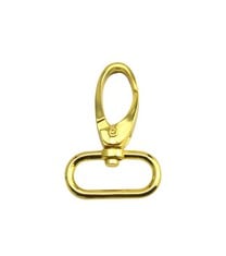 QUANTITY OF WUUYCOKY GOLDEN 1" INNER DIAMETER OVAL RING OLIVE BUCKLE LOBSTER CLASPS SWIVEL SNAP HOOKS PACK OF 6 - TOTAL RRP £382: LOCATION - RACK E