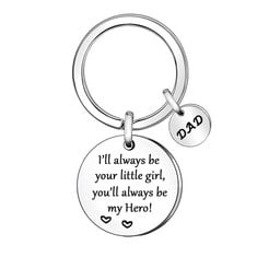 QUANTITY OF FATHER DAUGHTER GIFTS DAD KEYRING KEYCHAIN BIRTHDAY CHRISTMAS GIFTS FOR DADDY STEPDAD FROM DAUGHTER KEY RING (2) - TOTAL RRP £412: LOCATION - RACK F