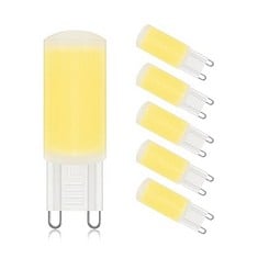 11 X BROLSKUN G9 LED BULB TINY 2W COOL WHITE REPLACEMENT HALOGEN CAPSULE BULBS ENERGY SAVING 6000K CABINET LIGHT CEILING LIGHT 220-240V NO-DIMMABLE (6-PACK) - TOTAL RRP £128: LOCATION - RACK F