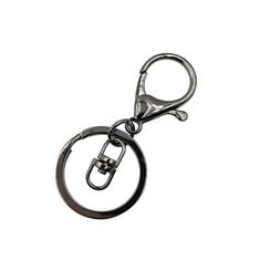 46 X SORTUMOLA 20 SET LOBSTER CLAW CLASPS KEYCHAIN FOR JEWELRY MAKING,METAL LOBSTER CLASP SWIVEL TRIGGER CLIPS WITH CONNECTOR RING LOOP AND FLAT SPLIT RING (GUNBLACK) ET1157 - TOTAL RRP £274: LOCATIO