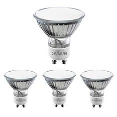 24 X 4VWIN GU10 LED SPOTLIGHT BULB, 50W HALOGEN EQUIVALENT, 5W 430LM FROSTED DIFFUSER, 120° BEAM ANGLE, NON DIMMABLE - TOTAL RRP £264: LOCATION - RACK G