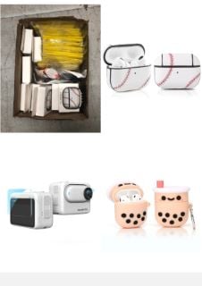 QUANTITY OF ASSORTED ITEMS TO INCLUDE LEWOTE 6PCS SCREEN LENS PROTECTOR COMPATIBLE WITH INTA360 GO 3 RRP £137: LOCATION - RACK A