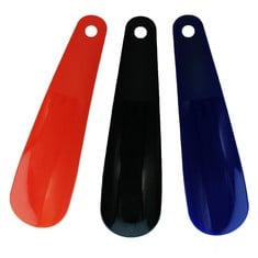 48 X HAPPYSTREAM PLASTIC SHOE HORN. SMALL SHOEHORN. DURABLE SHOE HORNS SHOE SPOON FOR MEN, WOMEN, ELDERLY, KIDS. (19CM-2PCS) - TOTAL RRP £120: LOCATION - RACK H