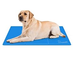 12 X PECUTE DOG COOLING MAT LARGE 90X50CM, DURABLE PET COOL MAT NON-TOXIC GEL SELF COOLING PAD, GREAT FOR DOGS CATS IN HOT SUMMER - TOTAL RRP £170: LOCATION - RACK A