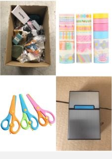 QUANTITY OF ASSORTED ITEMS TO INCLUDE VGOODALL 20PCS CELLOPHANE BAGS WITH KRAFT PAPER CARD, PINK PERSONALIZATION CARDS FOR CANDY KID'S PARTY BIRTHDAY BOYS GIRLS SCHOOL CLASS GIFTS PARTY FAVOURS: LOCA