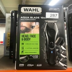 QUANTITY OF HEALTH & BEAUTY ITEMS TO INCLUDE WAHL AQUA BLADE 10 IN 1 MULTIGROOMER, EYEBROW ATTACHMENT, BEARD TRIMMERS, BODY TRIMMERS, MEN’S BEARD TRIMMER, STUBBLE TRIMMING, BODY SHAVING, FACE GROOMIN