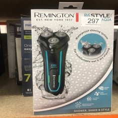 QUANTITY OF HEALTH & BEAUTY ITEMS TO INCLUDE REMINGTON R6 AQUA MEN'S ELECTRIC SHAVER (CORDLESS, WET & DRY, 100% WATERPROOF, ROTARY SHAVER, POP-UP DETAIL TRIMMER, USB CHARGING, 60-MINUTE USAGE, 90-MIN