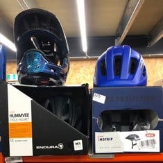 QUANTITY OF SPORTS & EXERCISE ITEMS TO INCLUDE ENDURA MEN'S HUMMVEE HELMET, MATT BLACK, M-L: LOCATION - C RACK