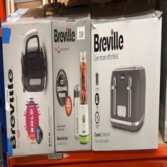 QUANTITY OF KITCHEN & APPLIANCES ITEMS TO INCLUDE BREVILLE BLEND ACTIVE PERSONAL BLENDER & SMOOTHIE MAKER | 350W | 2 PORTABLE BLEND ACTIVE BOTTLES (600ML) | LEAK PROOF LIDS | WHITE & GREEN [VBL246]: