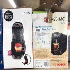 TASSIMO BY BOSCH SUNY 'SPECIAL EDITION' TAS3102GB COFFEE MACHINE,1300 WATT, 0.8 LITRE - BLACK: LOCATION - C RACK