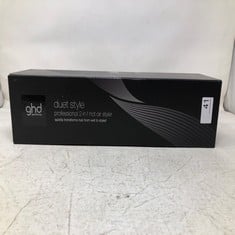 GHD DUET STYLE 2-IN-1 HOT AIR STYLER IN BLACK - TRANSFORMS HAIR FROM WET TO STYLED WITH AIR-FUSION TECHNOLOGY, BLACK.: LOCATION - A RACK