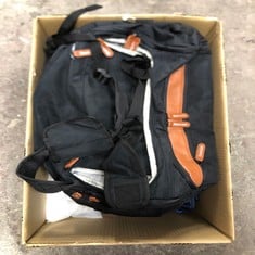 QUANTITY OF CLOTHING & APPAREL ITEMS TO INCLUDE LAUNDRY BACKPACK: LOCATION - C RACK