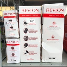 QUANTITY OF HEALTH & BEAUTY ITEMS TO INCLUDE REVLON ONE-STEP HAIR DRYER AND VOLUMISER FOR MID TO LONG HAIR (ONE-STEP, 2-IN-1 STYLING TOOL, IONIC AND CERAMIC TECHNOLOGY, UNIQUE OVAL DESIGN) RVDR5222: