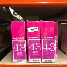 19 X CARAVAN 43 DULCE FRUTAL FRAGRANCE: LOCATION - D RACK