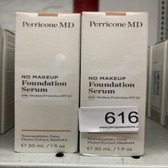 QUANTITY OF HEALTH & BEAUTY ITEMS TO INCLUDE PERRICONE MD NO MAKEUP FOUNDATION SERUM BROAD SPECTRUM SPF20, IVORY 30 ML: LOCATION - BACK RACK