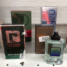 QUANTITY OF HEALTH & BEAUTY ITEMS TO INCLUDE POUR HOMME BY PACO RABANNE AFTERSHAVE FOR MEN, 100ML: LOCATION - BACK RACK