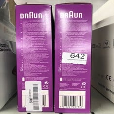 2 X BRAUN SILK-ÉPIL 5 POWER EPILATOR FOR FACE, BODY & LEG, 500 G: LOCATION - BACK RACK