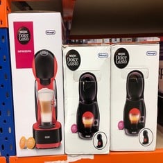 QUANTITY OF KITCHEN & APPLIANCES ITEMS TO INCLUDE DELONGHI NESCAFÉ DOLCE GUSTO PICCOLO XS POD CAPSULE COFFEE MACHINE, ESPRESSO, CAPPUCCINO AND MORE, EDG210.B, 0.8 LITERS, BLACK & RED: LOCATION - A RA