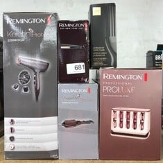 QUANTITY OF HEALTH & BEAUTY ITEMS TO INCLUDE REMINGTON CERAMIC SLIM 220: LOCATION - SIDE RACK