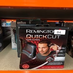 QUANTITY OF HEALTH & BEAUTY ITEMS TO INCLUDE REMINGTON QUICK CUT HAIR CLIPPERS (CORDLESS, 40-MINUTE USAGE, QUICK CHARGE, CURVE CUT BLADE TECHNOLOGY, CLEANER MORE EVEN CUT, GRADING, TAPERING & TRIMMIN