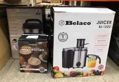 QUANTITY OF KITCHEN & APPLIANCES ITEMS TO INCLUDE DAEWOO SOUP MAKER, 1.6 LITRES, 6 PORTIONS PER BLEND, SMOOTH OR CHUNKY SOUP IN THE WINTER, REFRESHING SMOOTHIES IN THE SUMMER, USER FRIENDLY SETTINGS,