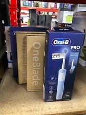 QUANTITY OF HEALTH AND BEAUTY ITEMS TO INCLUDE ORAL B PRO ELECTRIC TOOTHBRUSH: LOCATION - C RACK