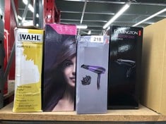 QUANTITY OF HEALTH & BEAUTY ITEMS TO INCLUDE WAHL HAIRDRYER, POWERPIK 2, DRYER FOR WOMEN, HAIR DRYER WITH PIK ATTACHMENT, AFRO HAIRDRYER, AFRO-CARIBBEAN HAIR, THREE HEAT SETTINGS, ANTI-FRIZZ DRYING,