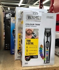 QUANTITY OF HEALTH & BEAUTY ITEMS TO INCLUDE WAHL COLOUR TRIM STUBBLE AND BEARD TRIMMER, TRIMMERS FOR MEN, BEARD TRIMMING KIT, MEN’S STUBBLE TRIMMERS, RECHARGEABLE TRIMMER, MALE GROOMING SET, BEARD C