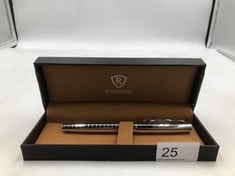 RUCKSTUHL STEEL LUXURY PEN IN GIFT BOX HAND ASSEMBLED: LOCATION - TOP 50 RACK