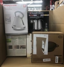 QUANTITY OF KITCHEN & APPLIANCES ITEMS TO INCLUDE PHILIPS ECO CONSCIOUS EDITION KETTLE 5000 SERIES, 100% BIO-BASED PLASTICS*, 1.7 L CAPACITY, CORDLESS + 360° PIROUETTE BASE, SILK WHITE MATT FINISH, (