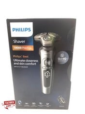 PHILIPS SHAVER SERIES 9000 PRESTIGE, WET AND DRY ELECTRIC SHAVER, BRIGHT CHROME, LIFT & CUT SHAVING SYSTEM, SKINIQ TECHNOLOGY, QI CHARGING PAD, BEARD STYLER, NOSE TRIMMER, MODEL SP9871/22.: LOCATION