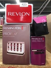 QUANTITY OF HEALTH & BEAUTY ITEMS TO INCLUDE REVLON SALON ONE-STEP HAIR DRYER & VOLUMISER WITH SECTIONING COMB INCLUDED (FOR MID TO LONG HAIR, ONE-STEP TECHNOLOGY, 2-IN-1 STYLING TOOL, IONIC & CERAMI