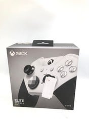 XBOX ELITE BLUETOOTH WIRELESS CONTROLLER SERIES 2 - CORE EDITION (WHITE) FOR PC, XBOX SERIES X|S, XBOX ONE, WINDOWS 10, MOBILE.: LOCATION - TOP 50 RACK