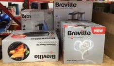 QUANTITY OF KITCHEN & APPLIANCES ITEMS TO INCLUDE BREVILLE HIGH GLOSS ELECTRIC KETTLE | 1.7L | 3KW FAST BOIL | CREAM & STAINLESS STEEL [VKT153]: LOCATION - E RACK