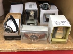 QUANTITY OF WATCHES TO INCLUDE CASIO VINTAGE WATCH: LOCATION - F RACK