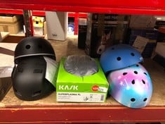 QUANTITY OF SPORTS & EXERCISE ITEMS TO INCLUDE KASK, SUPERPLASMA PL EN 12492 ANTI-FALL HELMET, NEW 2023 (ANTHRACITE): LOCATION - F RACK