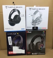 QUANTITY OF TECH & GAMING ITEMS TO INCLUDE TURTLE BEACH RECON 70 CAMO WHITE GAMING HEADSET FOR XBOX SERIES X|S, XBOX ONE, PS5, PS4, NINTENDO SWITCH & PC: LOCATION - G RACK