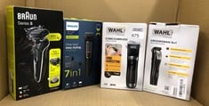 QUANTITY OF HEALTH & BEAUTY ITEMS TO INCLUDE WAHL CORD/CORDLESS HAIR CLIPPER, GIFTS FOR HIM, RECHARGEABLE CORDLESS CLIPPERS, CLIPPER KIT FOR MEN, RINSEABLE BLADES, HOME HAIR CUTTING, CLIPPERS WITH GU