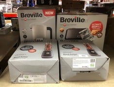 QUANTITY OF KITCHEN & APPLIANCES ITEMS TO INCLUDE BREVILLE BLEND ACTIVE PERSONAL BLENDER & SMOOTHIE MAKER | 350W | 1 PORTABLE BLEND ACTIVE BOTTLE (600ML) | LEAK PROOF LID | BLACK & GOLD [VBL251]: LOC