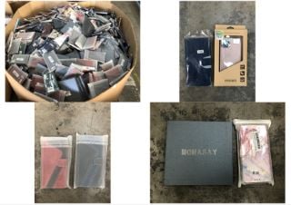 1 X PALLET OF ASSORTED PHONE CASES TO INCLUDE MANASAY SAMSUNG GALAXY A24 BLUE WALLET CASE: LOCATION - MIDDLE FLOOR(COLLECTION OR OPTIONAL DELIVERY AVAILABLE)