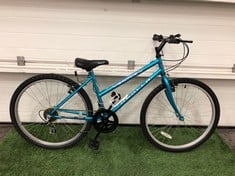 APOLLO VERTIGO LADIES MOUNTAIN BIKE, 17” FRAME, 26” WHEELS, 15 SPEED THUMB SHIFT GEARS. : LOCATION - FRONT FLOOR(COLLECTION OR OPTIONAL DELIVERY AVAILABLE)