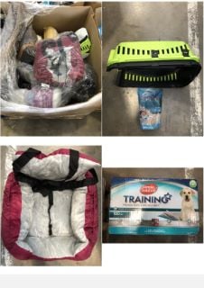 1 X PALLET OF ASSORTED PET ITEMS TO INCLUDE MEDIUM DOG BED: LOCATION - REAR FLOOR(COLLECTION OR OPTIONAL DELIVERY AVAILABLE)