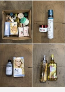 QUANTITY OF ASSORTED BEAUTY ITEMS TO INCLUDE LOREAL PARIS PROFESSIONNEL SILVER COLOUR - COLLECTION ONLY - LOCATION RIGHT RACK