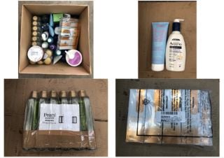 QUANTITY OF ASSORTED BEAUTY ITEMS TO INCLUDE AVEENO SKIN RELIEF CREAM - COLLECTION ONLY - LOCATION BACK RACK