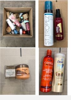 QUANTITY OF ASSORTED BEAUTY ITEMS TO INCLUDE ST TROPEZ CONDITIONER - COLLECTION ONLY - LOCATION RIGHT RACK