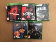 QUANTITY OF ASSORTED GAMES TO INCLUDE ALONE IN THE DARK XBOX ID MAY BE REQUIRED - COLLECTION ONLY - LOCATION RIGHT RACK